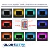 GloboStar® 70406 Σετ Ταινία TV Kit LED RGB SMD 5050 2m (4x50CM) 14.4W/2m 60LED/2m 1454lm/2m 120° USB DC 5V Οπίσθιου Κρυφού Φωτισμού για Τηλεόραση με Ασύρματο Τηλεχειριστήριο Αδιάβροχο IP65 RGB