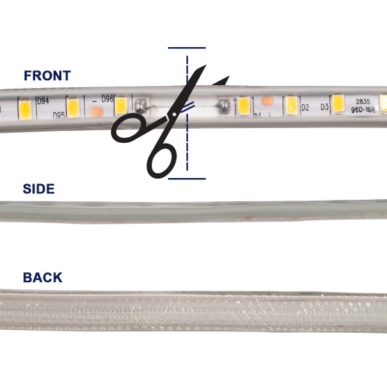 GloboStar® 70502 Slim Ταινία Μονής Σειράς Epistar LED SMD 2835 1m 12W/m 96LED/m 1608lm/m 120° DC 230V Αδιάβροχη IP68 Θερμό Λευκό 2700K Dimmable GloboStar® 70502 Slim Ταινία Μονής Σειράς Epistar LED SMD 2835 1m 12W/m 96LED/m 1608lm/m 120° DC 230V Αδιάβροχη IP68 Θερμό Λευκό 2700K Dimmable