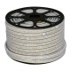 GloboStar® 70513 Wide Ταινία Διπλής Σειράς Epistar LED SMD 2835 1m 24W/m 180LED/m 3144lm/m 120° DC 230V Αδιάβροχη IP68 Ultra Θερμό Λευκό 2200K Dimmable