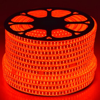 GLOBOSTAR® EPIWIDE 70514 Ταινία LED 24W/m 1560lm/m 120° DC 220-240V Αδιάβροχη IP65 180 x SMD2835 Chip/m Κόκκινο Dimmable - Epistar SMD Chip - M100 x Π1.6 x Υ0.7cm - 3 Χρόνια Εγγύηση