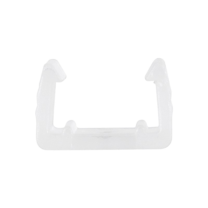 GloboStar® 70529 Πλαστική PVC Βάση Στήριξης για Όλες τις Πολύχρωμες RGB EPISTAR Slim Ταινίες LED Μονής Σειράς DC 230V IP68 - Μ1.5 x Π1.6 x Υ1.1cm