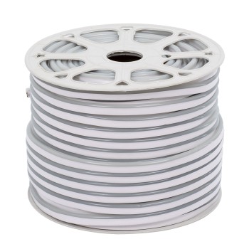 GLOBOSTAR® NEOVALE 70577 Ταινία Neon Flex LED 12W/m 600lm/m 120° DC 220-240V Αδιάβροχο IP65 120 x SMD2835 Chip/m Ροζ Dimmable - Sanan SMD Chip - Μ100 x Π0.8 x Υ1.6cm - 3 Χρόνια Εγγύηση