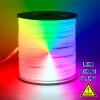 GloboStar® 70588 TUBE 360° Degree Neon Flex Epistar LED SMD 5050 1m 18W/m 60LED/m 1818lm/m 360° DC 24V Αδιάβροχη IP68 RGB Dimmable