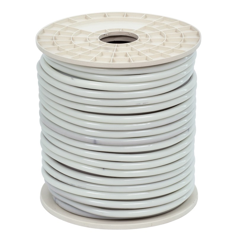 GLOBOSTAR® NEOTUBE 70593 Ταινία Neon Flex LED 12W/m 600lm/m 360° DC 220-240V Αδιάβροχο IP65 120 x SMD2835 Chip/m Κόκκινο Dimmable - Sanan SMD Chip - Μ100 x Π1.3 x Υ1.3cm - 3 Χρόνια Εγγύηση