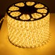GLOBOSTAR® LIGHTUBE 70602 Φωτοσωλήνας LED 3.9W/m 156lm/m 360° DC 220-240V Αδιάβροχο IP65 36 x Diode Chip/m Θερμό Λευκό 2700K Dimmable - Μ100 x Π1.2 x Υ1.2cm - 2 Χρόνια Εγγύηση