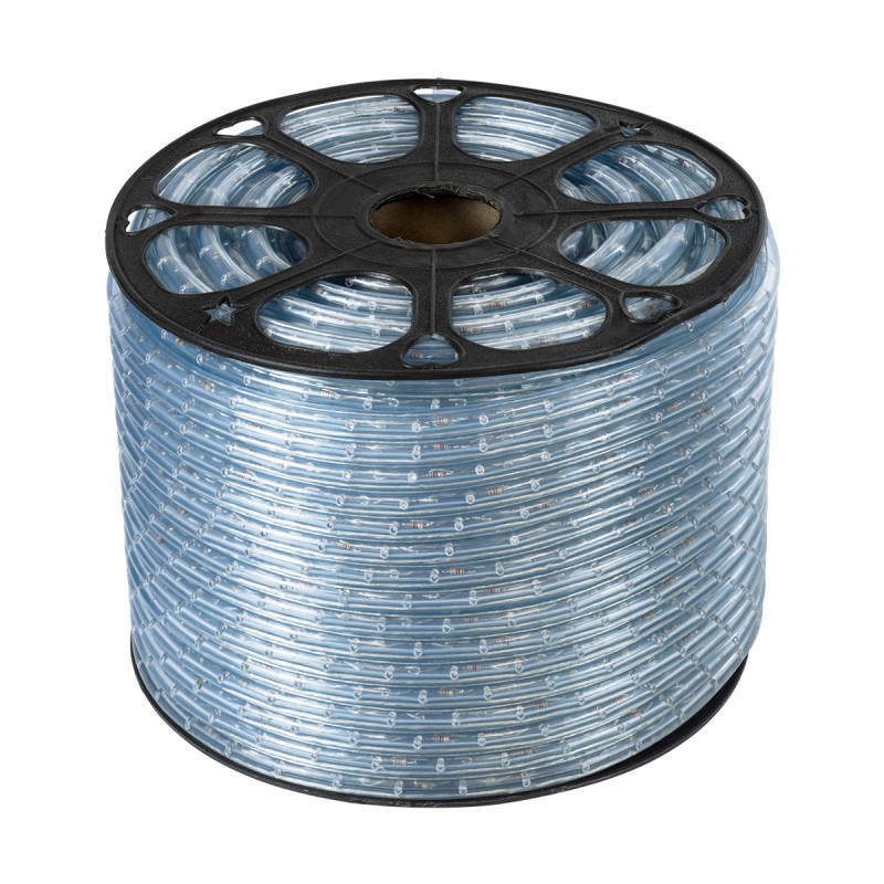 GloboStar® 70603 Φωτοσωλήνας LED DIODE 1m 3.9W/m 36LED/m 137lm/m 360° DC 230V Αδιάβροχος IP68 Ultra Θερμό Λευκό 2200K Dimmable