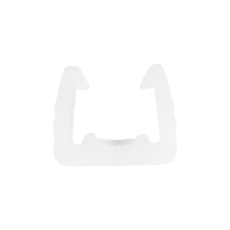 GloboStar® 70622 Πλαστική Βάση Στήριξης PVC για όλες τις OVALE 120° Degree Neon Flex LED DC 24V & DC 230V