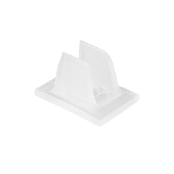 GloboStar® 70623 Βάση Στήριξης για την Neon Flex Ovale RGB LED 18W/m DC 24V - Μ2 x Π1.5 x Υ1.3cm