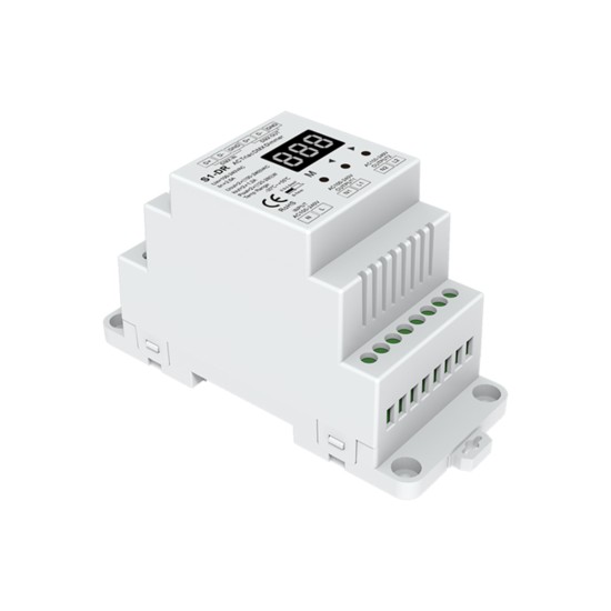 GloboStar® 70670 S1-DR SKYDANCE AC Triac DMX Dimmer Din Rail Ράγας 2 Καναλιών AC 100-240V 2 x 1.5A 360W - Max 3A 720W - IP20 DMX512 Μ11.5 x Π5 x Υ6.5cm - 5 Years Warranty GloboStar® 70670 S1-DR SKYDANCE AC Triac DMX Dimmer Din Rail Ράγας 2 Καναλιών AC 100-240V 2 x 1.5A 360W - Max 3A 720W - IP20 DMX512 Μ11.5 x Π5 x Υ6.5cm - 5 Years Warranty
