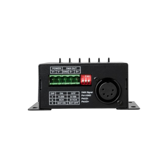GloboStar® 70675 AJ6 SKYDANCE DMX 6 Channel Fader Console - Κονσόλα Φωτισμού 6 Καναλιών DMX DC 5-12V ή 3 x AAA Μπαταρίες - IP20 Μ10 x Π7 x Υ4cm - 5 Years Warranty GloboStar® 70675 AJ6 SKYDANCE DMX 6 Channel Fader Console - Κονσόλα Φωτισμού 6 Καναλιών DMX DC 5-12V ή 3 x AAA Μπαταρίες - IP20 Μ10 x Π7 x Υ4cm - 5 Years Warranty