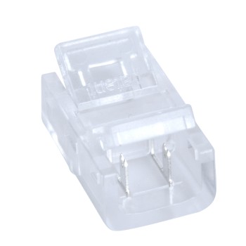 GLOBOSTAR® STRIPART 70683 Ενωτικός Ταχυσύνδεσμος για Μονόχρωμη Ταινία LED 2Pin 8mm σε Μονόχρωμη Ταινία LED 2Pin 8mm IP20 - Μ1.7 x Π1.1 x Υ0.7cm