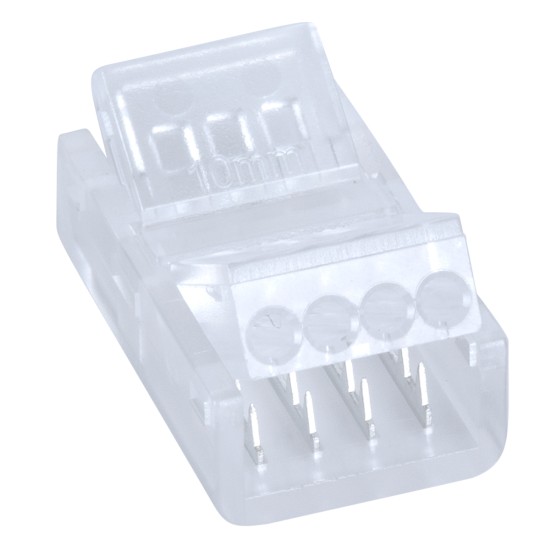GloboStar® 70688 Ενωτικός Σύνδεσμος για Πολύχρωμη Ταινία LED 10mm 4 PIN σε Καλώδιο Τροφοδοσίας Ατερμάτιστο 4 PIN Μ2.1 x Π1.3 x Υ0.7cm Διάφανο GloboStar® 70688 Ενωτικός Σύνδεσμος για Πολύχρωμη Ταινία LED 10mm 4 PIN σε Καλώδιο Τροφοδοσίας Ατερμάτιστο 4 PIN Μ2.1 x Π1.3 x Υ0.7cm Διάφανο