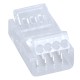 GloboStar® 70688 Ενωτικός Σύνδεσμος για Πολύχρωμη Ταινία LED 10mm 4 PIN σε Καλώδιο Τροφοδοσίας Ατερμάτιστο 4 PIN Μ2.1 x Π1.3 x Υ0.7cm Διάφανο GloboStar® 70688 Ενωτικός Σύνδεσμος για Πολύχρωμη Ταινία LED 10mm 4 PIN σε Καλώδιο Τροφοδοσίας Ατερμάτιστο 4 PIN Μ2.1 x Π1.3 x Υ0.7cm Διάφανο