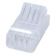 GloboStar® 70688 Ενωτικός Σύνδεσμος για Πολύχρωμη Ταινία LED 10mm 4 PIN σε Καλώδιο Τροφοδοσίας Ατερμάτιστο 4 PIN Μ2.1 x Π1.3 x Υ0.7cm Διάφανο GloboStar® 70688 Ενωτικός Σύνδεσμος για Πολύχρωμη Ταινία LED 10mm 4 PIN σε Καλώδιο Τροφοδοσίας Ατερμάτιστο 4 PIN Μ2.1 x Π1.3 x Υ0.7cm Διάφανο