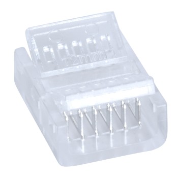 GLOBOSTAR® STRIPART 70689 Ενωτικός Ταχυσύνδεσμος για Πολύχρωμη RGBW+WW Ταινία LED 6Pin 12mm σε Πολύχρωμη RGBW+WW Ταινία LED 6Pin 12mm IP20 - Μ1.9 x Π1.6 x Υ0.7cm