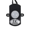 GloboStar® 70693 Mini Αισθητήρας Modular με Καλώδιο In-Out 5.5*2.1 & PIR Ανιχνευτή-Αισθητήρα Κίνησης 360° 3m Motion Sensor 30 sec Delay DC 12-24V Max 144W Μ30 x Π4 x Υ2.3cm
