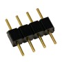 GLOBOSTAR® STRIPART 70701 Ενωτικός Σύνδεσμος για Πολύχρωμη RGB Ταινία LED 4Pin IP20 - Μ1 x Π1 x Υ0.3cm
