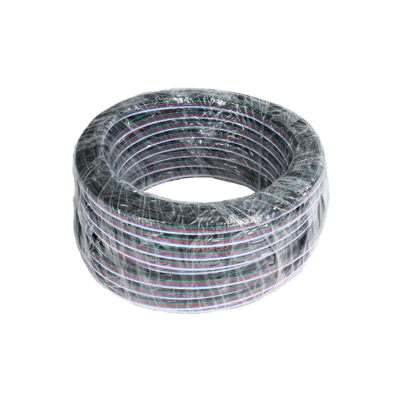 GloboStar® 70737 Εύκαμπτο Πλακέ Καλώδιο 1m RGBW 5 x 0.75mm²
