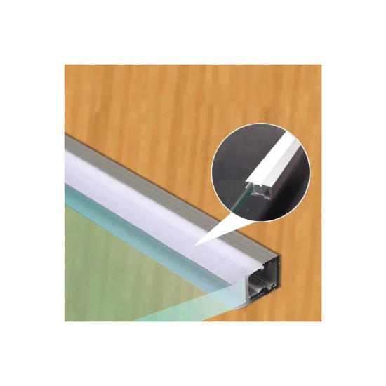 GloboStar® GLASSBOARD-PROFILE 70812-3M Προφίλ Αλουμινίου - Βάση & Ψύκτρα Ταινίας LED με Λευκό Γαλακτερό Κάλυμμα - Χρήση για Μοριακό Φωτισμό Γυαλιού Πάχους 10mm - Πατητό Κάλυμμα - Ασημί - 3 Μέτρα - Πακέτο 5 Τεμαχίων - Μ300 x Π1.7 x Υ3cm GloboStar® GLASSBOARD-PROFILE 70812-3M Προφίλ Αλουμινίου - Βάση & Ψύκτρα Ταινίας LED με Λευκό Γαλακτερό Κάλυμμα - Χρήση για Μοριακό Φωτισμό Γυαλιού Πάχους 10mm - Πατητό Κάλυμμα - Ασημί - 3 Μέτρα - Πακέτο 5 Τεμαχίων - Μ300 x Π1.7 x Υ3cm