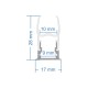 GloboStar® GLASSBOARD-PROFILE 70812-3M Προφίλ Αλουμινίου - Βάση & Ψύκτρα Ταινίας LED με Λευκό Γαλακτερό Κάλυμμα - Χρήση για Μοριακό Φωτισμό Γυαλιού Πάχους 10mm - Πατητό Κάλυμμα - Ασημί - 3 Μέτρα - Πακέτο 5 Τεμαχίων - Μ300 x Π1.7 x Υ3cm GloboStar® GLASSBOARD-PROFILE 70812-3M Προφίλ Αλουμινίου - Βάση & Ψύκτρα Ταινίας LED με Λευκό Γαλακτερό Κάλυμμα - Χρήση για Μοριακό Φωτισμό Γυαλιού Πάχους 10mm - Πατητό Κάλυμμα - Ασημί - 3 Μέτρα - Πακέτο 5 Τεμαχίων - Μ300 x Π1.7 x Υ3cm