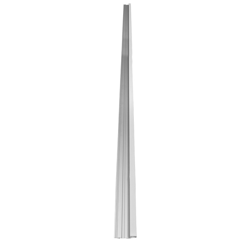 GloboStar® STAIR-PROFILE 70823-3M Προφίλ Αλουμινίου - Βάση & Ψύκτρα Ταινίας LED με Λευκό Γαλακτερό Κάλυμμα - Χρήση σε Σκαλοπάτια - Πατητό Κάλυμμα - Ασημί - 3 Μέτρα - Μ300 x Π6 x Υ2.1cm