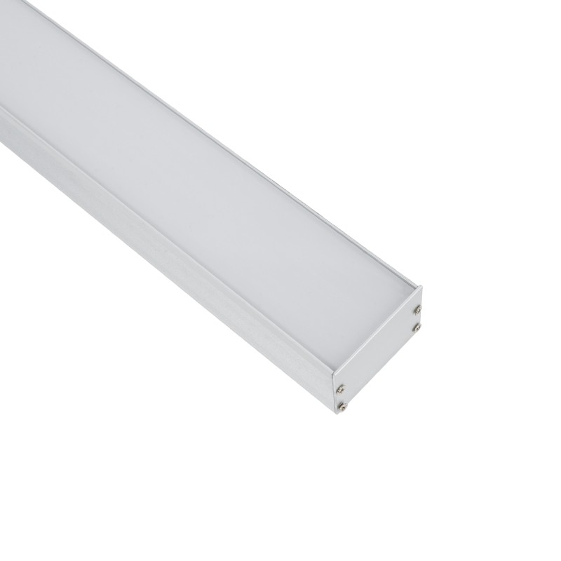 GloboStar® UNDERGROUND-PROFILE 70860-1M Προφίλ Αλουμινίου - Βάση & Ψύκτρα Ταινίας LED με Λευκό Γαλακτερό Κάλυμμα - Ενδοδαπέδια Χωνευτή Χρήση σε Δρόμους - Πατητό Κάλυμμα Υψηλής Αντοχής & Ανθεκτικότητας σε Βάρος - Ασημί - 1 Μέτρο - Μ100 x Π5 x Υ3.5c