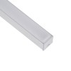 GloboStar® SURFACE-PROFILE 70867-3M Προφίλ Αλουμινίου - Βάση & Ψύκτρα Ταινίας LED με Λευκό Γαλακτερό Κάλυμμα - Επιφανειακή Χρήση - Πατητό Κάλυμμα - Ασημί - 3 Μέτρα - Πακέτο 5 Τεμαχίων - Μ300 x Π2.3 x Υ2cm
