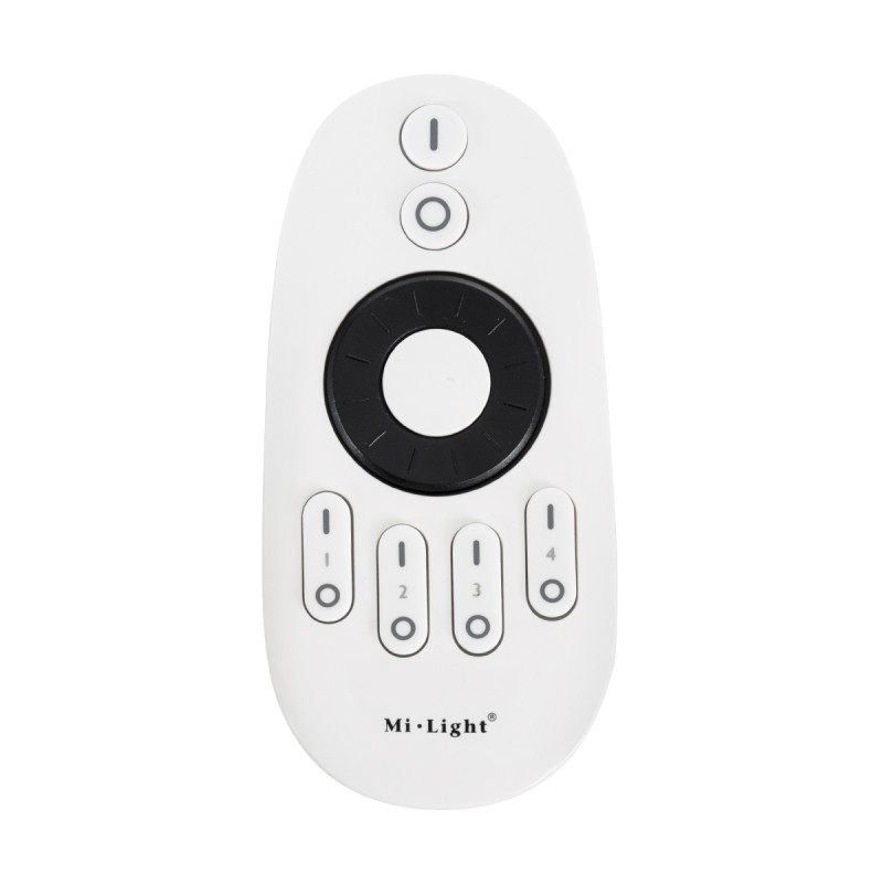 GloboStar® 71402 FUT006 Mi-Light Ασύρματο Χειριστήριο RF 2.4Ghz 4 Group για όλα τα Μονόχρωμα & CCT Mi-BOXER Controller DC 3V 2 x AAA - IP20 Λευκό Μ10.8 x Π5.4 x Υ2cm - 5 Years Warranty