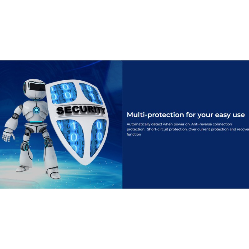 GloboStar® 71423 DL-X Mi-BOXER DC DALI & Push Dimming 5 in 1 High Speed Controller / Dimmer 5 Καναλιών DC 12-24V 5 x 6A 144W - Max 20A 480W - IP20 RGBW+WW Μ13 x Π5 x Υ2.5cm - 5 Years Warranty