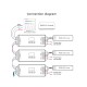 GloboStar® 71425 D3-CX Mi-BOXER DC DMX & RDM Dimmer High Speed Controller / Decoder 3 Καναλιών DC 12-24V 3 x 6A 144W - Max 18A 432W - IP20 Μ13 x Π5 x Υ2.5cm - 5 Years Warranty