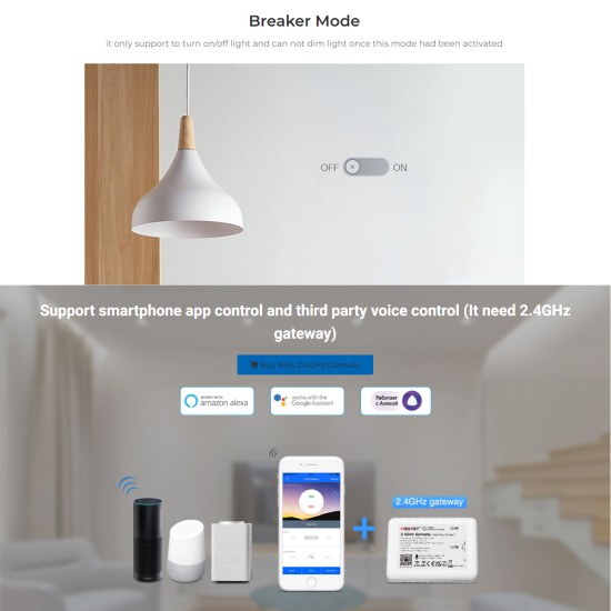 GloboStar® 71432 TRI-C1 Mi-BOXER AC Triac & RF 2.4Ghz & Push Dimmer 1 Καναλιού AC 100-240V 1 x 1.36A 300W - Max 1.36A 300W - IP20 Μ5 x Π5 x Υ2.3cm - 5 Years Warranty GloboStar® 71432 TRI-C1 Mi-BOXER AC Triac & RF 2.4Ghz & Push Dimmer 1 Καναλιού AC 100-240V 1 x 1.36A 300W - Max 1.36A 300W - IP20 Μ5 x Π5 x Υ2.3cm - 5 Years Warranty