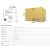 GloboStar® 71432 TRI-C1 Mi-BOXER AC Triac & RF 2.4Ghz & Push Dimmer 1 Καναλιού AC 100-240V 1 x 1.36A 300W - Max 1.36A 300W - IP20 Μ5 x Π5 x Υ2.3cm - 5 Years Warranty