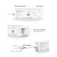GloboStar® 71439 WL3-P75V24 Mi-BOXER DC Smart Wifi & RF 2.4Ghz & Push Dimming Power Supply Τροφοδοτικό SELV & Controller / Dimmer All in One 3 Καναλιών AC100-240V σε DC 24V 3 x 0.6A 14.4W - Max 3A 75W - IP20 RGB Μ19 x Π5.5 x Υ3.2cm - 5 Years W