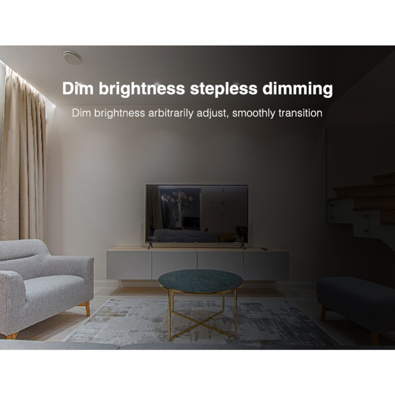 GloboStar® 71439 WL3-P75V24 Mi-BOXER DC Smart Wifi & RF 2.4Ghz & Push Dimming Power Supply Τροφοδοτικό SELV & Controller / Dimmer All in One 3 Καναλιών AC100-240V σε DC 24V 3 x 0.6A 14.4W - Max 3A 75W - IP20 RGB Μ19 x Π5.5 x Υ3.2cm - 5 Years W