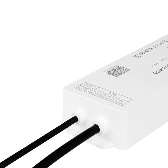 GloboStar® 71442 WP3-P150V24 Mi-BOXER DC Smart Wifi & RF 2.4Ghz Power Supply Τροφοδοτικό SELV & Controller / Dimmer All in One 3 Καναλιών AC100-240V σε DC 24V 3 x 2.1A 50W - Max 6.25A 150W - Αδιάβροχο IP67 RGB Μ22.5 x Π7.3 x Υ3.5cm - 5 Years Warra