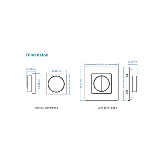 GloboStar® 71443 K1 Mi-BOXER Ασύρματο Επιτοίχιο Χειριστήριο Dimmer RF 2.4Ghz για όλα τα Μονόχρωμα Mi-BOXER Controller DC 3V 1 x CR2032 - IP20 Λευκό Μ8.5 x Π8.5 x Υ2.5cm - 5 Years Warranty GloboStar® 71443 K1 Mi-BOXER Ασύρματο Επιτοίχιο Χειριστήριο Dimmer RF 2.4Ghz για όλα τα Μονόχρωμα Mi-BOXER Controller DC 3V 1 x CR2032 - IP20 Λευκό Μ8.5 x Π8.5 x Υ2.5cm - 5 Years Warranty
