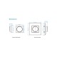 GloboStar® 71443 K1 Mi-BOXER Ασύρματο Επιτοίχιο Χειριστήριο Dimmer RF 2.4Ghz για όλα τα Μονόχρωμα Mi-BOXER Controller DC 3V 1 x CR2032 - IP20 Λευκό Μ8.5 x Π8.5 x Υ2.5cm - 5 Years Warranty GloboStar® 71443 K1 Mi-BOXER Ασύρματο Επιτοίχιο Χειριστήριο Dimmer RF 2.4Ghz για όλα τα Μονόχρωμα Mi-BOXER Controller DC 3V 1 x CR2032 - IP20 Λευκό Μ8.5 x Π8.5 x Υ2.5cm - 5 Years Warranty
