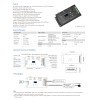 GloboStar® 71448 D5 SKYDANCE DC DMX & RDM Dimmer High Speed Controller / Decoder 5 Καναλιών DC 12-24V 5 x 6A 144W - Max 30A 864W - IP20 Μ17 x Π8 x Υ4cm - 5 Years Warranty