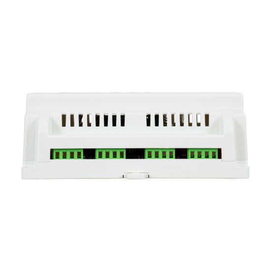 GloboStar® 71449 D12 SKYDANCE DC DMX & RDM Dimmer Din Rail Ράγας High Speed Controller / Decoder / Master 12 Καναλιών DC 12-24V 12 x 5A 120W - Max 60.5A 1440W - IP20 Μ15.5 x Π9 x Υ6cm - 5 Years Warranty