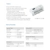 GloboStar® 71449 D12 SKYDANCE DC DMX & RDM Dimmer Din Rail Ράγας High Speed Controller / Decoder / Master 12 Καναλιών DC 12-24V 12 x 5A 120W - Max 60.5A 1440W - IP20 Μ15.5 x Π9 x Υ6cm - 5 Years Warranty