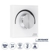 GloboStar® 71454 S1-K SKYDANCE AC Smart RF 2.4Ghz & Ροοστάτη - Push ON/OFF Triac Dimming AC100-240V σε AC100-240V 1 x 1.5A 360W - Max 1.5A 360W - IP20 - Λευκό Σώμα - Μ8.5 x Π8.5 x Υ5cm - 5 Years Warranty