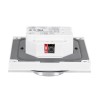 GloboStar® 71454 S1-K SKYDANCE AC Smart RF 2.4Ghz & Ροοστάτη - Push ON/OFF Triac Dimming AC100-240V σε AC100-240V 1 x 1.5A 360W - Max 1.5A 360W - IP20 - Λευκό Σώμα - Μ8.5 x Π8.5 x Υ5cm - 5 Years Warranty