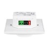 GloboStar® 71456 KS SKYDANCE AC Smart RF 2.4Ghz & Ροοστάτη Triac Dimming AC100-240V σε AC100-240V 1 x 1.5A 360W - Max 1.5A 360W - IP20 - Λευκό Σώμα - Μ8.5 x Π8.5 x Υ5.2cm - 5 Years Warranty