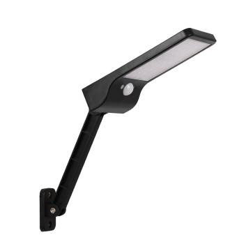 GLOBOSTAR® RASOL 71466 Προβολέας με Ανιχνευτή PIR / Αισθητήρα Κίνησης & IR Ασύρματο Χειριστήριο LED 4W 200lm 120° DC 5V με Φωτοβολταϊκό Panel 5V 0.3W & Επαναφορτιζόμενη Μπαταρία Li-ion 3.2V 2200mAh Αδιάβροχο IP65 Ψυχρό Λευκό 6000K Dimmable - Sanan