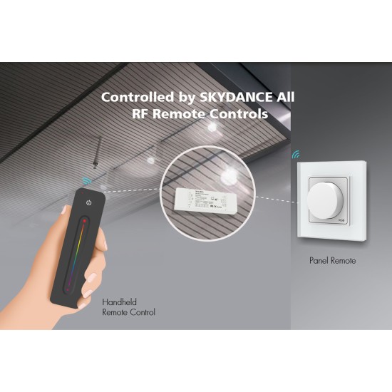 GloboStar® 71470 V5-L SKYDANCE DC WiFi & RF 2.4Ghz Dimmer High Speed Controller 5 Καναλιών DC 12-48V 5 x 6A 288W - Max 30A 1440W - IP20 Μ18 x Π5.7 x Υ2.8cm - 5 Years Warranty GloboStar® 71470 V5-L SKYDANCE DC WiFi & RF 2.4Ghz Dimmer High Speed Controller 5 Καναλιών DC 12-48V 5 x 6A 288W - Max 30A 1440W - IP20 Μ18 x Π5.7 x Υ2.8cm - 5 Years Warranty