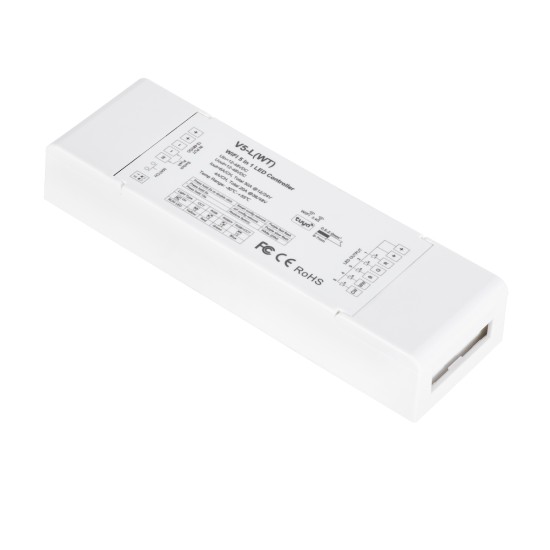 GloboStar® 71470 V5-L SKYDANCE DC WiFi & RF 2.4Ghz Dimmer High Speed Controller 5 Καναλιών DC 12-48V 5 x 6A 288W - Max 30A 1440W - IP20 Μ18 x Π5.7 x Υ2.8cm - 5 Years Warranty GloboStar® 71470 V5-L SKYDANCE DC WiFi & RF 2.4Ghz Dimmer High Speed Controller 5 Καναλιών DC 12-48V 5 x 6A 288W - Max 30A 1440W - IP20 Μ18 x Π5.7 x Υ2.8cm - 5 Years Warranty