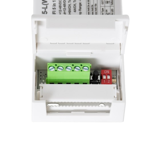 GloboStar® 71470 V5-L SKYDANCE DC WiFi & RF 2.4Ghz Dimmer High Speed Controller 5 Καναλιών DC 12-48V 5 x 6A 288W - Max 30A 1440W - IP20 Μ18 x Π5.7 x Υ2.8cm - 5 Years Warranty GloboStar® 71470 V5-L SKYDANCE DC WiFi & RF 2.4Ghz Dimmer High Speed Controller 5 Καναλιών DC 12-48V 5 x 6A 288W - Max 30A 1440W - IP20 Μ18 x Π5.7 x Υ2.8cm - 5 Years Warranty