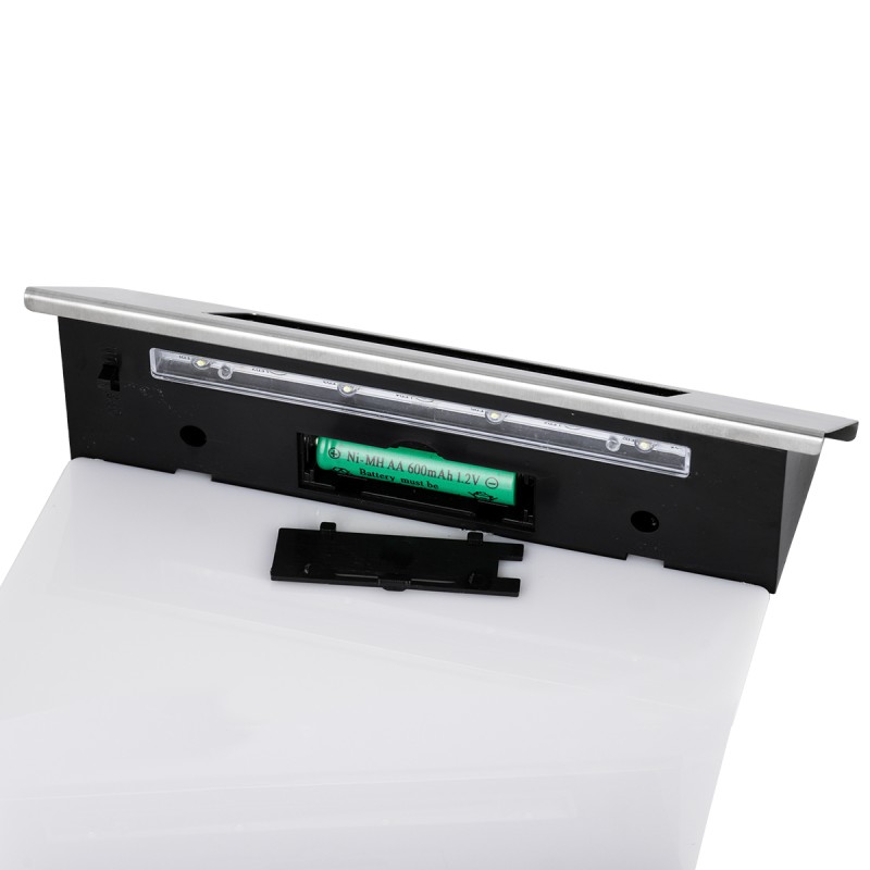 GloboStar® 71485 Αυτόνομο Ηλιακό Φωτιστικό LED SMD 1W 40lm με Ενσωματωμένη Μπαταρία 600mAh - Φωτοβολταϊκό Πάνελ με Αισθητήρα Ημέρας-Νύχτας για Αρίθμηση Διεύθυνσης Δρόμου Αδιάβροχο IP65 Ψυχρό Λευκό 6000K