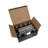 GloboStar® 71522-10 ΣΕΤ 10 Τεμαχίων Αυτόνομα Ηλιακά Φωτιστικά LED SMD 1W 90lm με Ενσωματωμένη Μπαταρία 600mAh - Φωτοβολταϊκό Πάνελ με Αισθητήρα Ημέρας-Νύχτας Αδιάβροχο IP65 Φανάρι Κήπου Στρογγυλό Πολύχρωμο RGB
