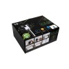 GloboStar® 71522-10 ΣΕΤ 10 Τεμαχίων Αυτόνομα Ηλιακά Φωτιστικά LED SMD 1W 90lm με Ενσωματωμένη Μπαταρία 600mAh - Φωτοβολταϊκό Πάνελ με Αισθητήρα Ημέρας-Νύχτας Αδιάβροχο IP65 Φανάρι Κήπου Στρογγυλό Πολύχρωμο RGB